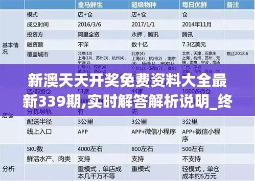 新澳天天开奖免费资料大全最新339期,实时解答解析说明_终极版78.459-8