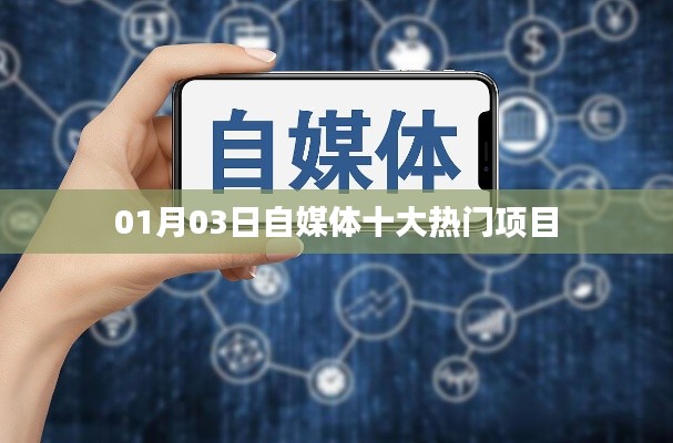 自媒体热门项目榜单揭晓，十大项目盘点（日期，01月03日）
