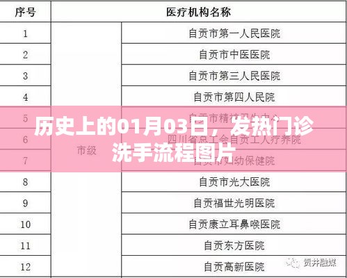 历史上的1月3日，发热门诊洗手流程图解