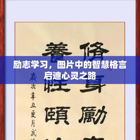 励志学习，图片中的智慧格言启迪心灵之路