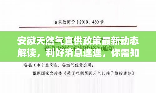 安徽天然气直供政策最新动态解读，利好消息连连，你需知晓！